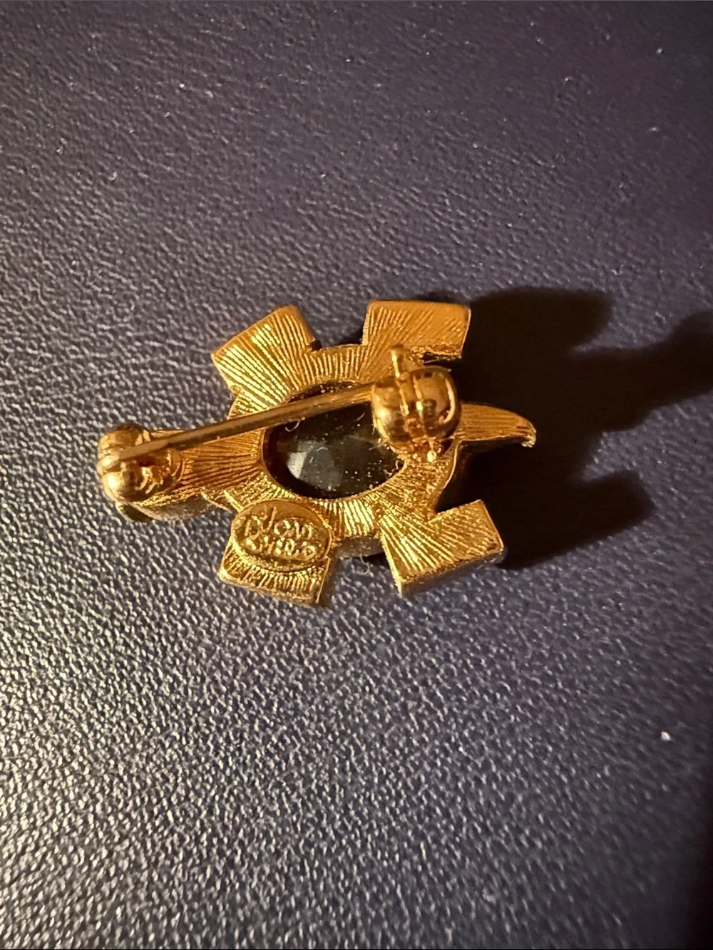 Joan Rivers Gold-Tone Turtle Brooch with Amber, Green and Fuchsia Stones